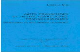 Mots transfuges et unités sémiotiques transglossiques- Onomatopées et noms propres de marque