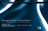 Mergers and Acquisitions - Taylor & Francis eBooks