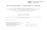 MASTERARBEIT / MASTER'S THESIS - Phaidra - Universität Wien