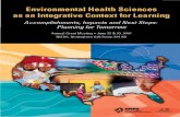 Environmental Health Sciences as an Integrati