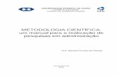 Manual de metodologia cientifica