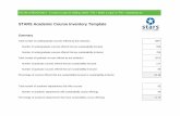 STARS Academic Course Inventory Template