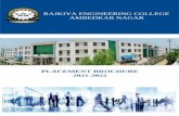Placement Brochure 2021-2022 - REC Ambedkar Nagar