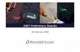 Rentokil 2007 Results Presentation (FINAL)