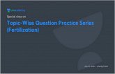 Topic-Wise Question Practice Series (Fertilization)