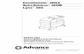 Lynx™ 285 Convertamatic™ 285LX Hydro-Retriever™ 285HD