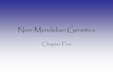 Non-Mendelian Genetics Chapter Five