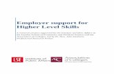 Employer support for Higher Level Skills