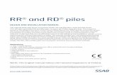 RR® and RD® piles