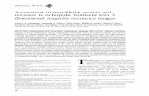 Assessment of mandibular growth and response to orthopedic ...