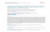 Quantum chemical studies on the corrosion inhibition of mild steel by some triazoles and benzimidazole derivatives in acidic medium