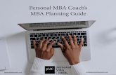 Personal MBA Coach's MBA Planning Guide