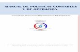 MANUAL DE POLITICAS CONTABLES Y DE OPERACION