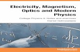 Electricity, Magnetism, Optics and Modern Physics
