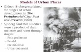 Models of Urban Places