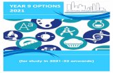 YEAR 9 OPTIONS 2021 - Canary Wharf College