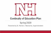 Continuity of Education Plan - North Hills School District