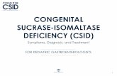 CONGENITAL SUCRASE-ISOMALTASE DEFICIENCY (CSID)