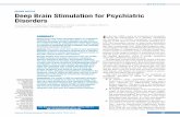 Deep brain stimulation for psychiatric disorders