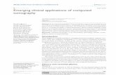 Emerging clinical applications of computed tomography