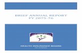 BRIEF ANNUAL REPORT FY 2075-76