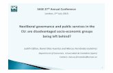 Neoliberal governance and public services in the EU: are disadvantaged socio-economic groups being left behind?