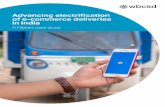 Advancing electrification of e-commerce deliveries in India