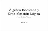 Álgebra Booleana y Simplificación Lógica