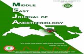 Middle East Journal of Anesthesiology