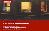 La voix humaine The telephone - Teatro Alighieri