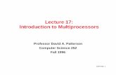 Lecture 17: Introduction to Multiprocessors