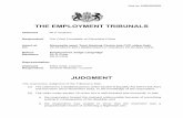 THE EMPLOYMENT TRIBUNALS JUDGMENT - GOV.UK