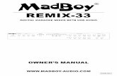 user manual - MadBoy Premium Karaoke Systems