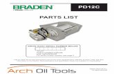 PD12C PARTS LIST - Arch Oil Tools