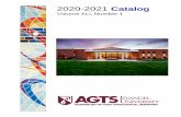 2020-2021 Catalog - Assemblies of God Theological Seminary