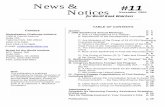 News & Notices Vol. 1, No. 11 (November 1995)
