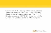 Deploying Storage Foundation for Databases (SFDB) tools ...