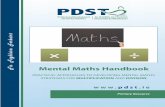 mental maths handbook - PDST