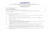 UWOFA Annual Meeting of Members Agenda