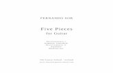Five Pieces - The Guitar School