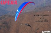 user manual v2.0 01.mar.2020 - Davinci Gliders