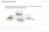 Shimadzu Electronic Balances General Catalog