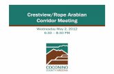 Crestview/Rope Arabian Corridor Meeting - Coconino County