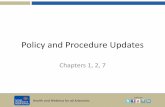 Policy and Procedure Updates