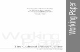 Contingent valuation studies in the arts and culture: an annotated bibliography