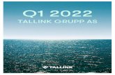 Interim report Q1 2022 - Tallink