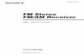 FM Stereo FM/AM Receiver - Sony Europe
