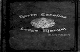 North Carolina Lodge Manual - Internet Archive