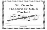 Recorder Club