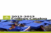 2012-2013 College Catalog